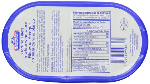 RuegenFisch Herring Fillets in Wine Sauce, 7.05 Ounce...