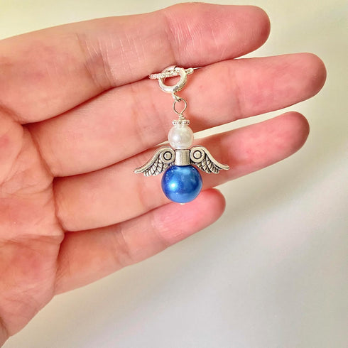 Something Blue for Bride to Be on Wedding Gifts Bridal Angel Bouquet Garter Charm from Mom Dad Grandma Sister Friends...