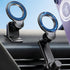 Magnetic Car Phone Mount for iPhone 15/14/13/12 Pro Max Mini & MagSafe Cases - 360 Degrees Rotation, One-hand Operation, Super Strong Magnet Force...