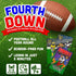 Fourth Down™ - New! The Excitement of Football in a Card Game! As Featured in New York Magazine, Perfect for Gifts, Super Bowl, Parties, and More!...
