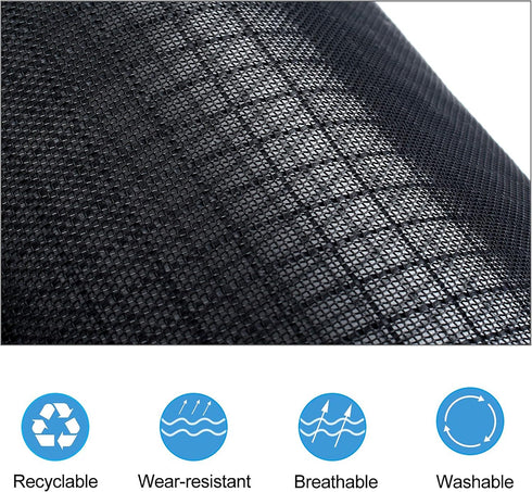 Mesh Garbage Bag Sulimy Plastic Bag Holder Dispensers 2pcs Folding Hanging Storage Trash bags Holders Organizer Recycling Grocery Pocket Container...