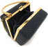 XX-Small clutch Metal beaded mesh evening box purse for Cocktail Party Prom Wedding Banquet...