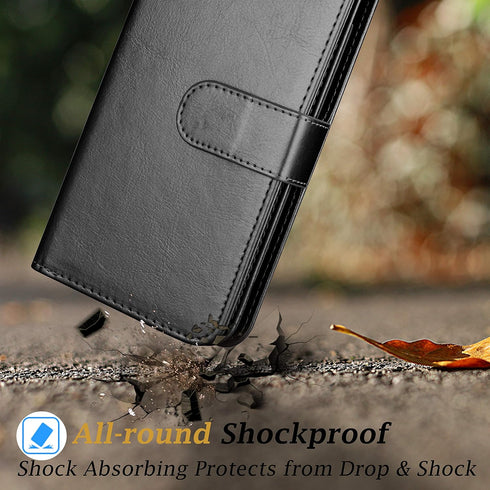 Galaxy A21 Case, for Samsung Galaxy A21 Wallet Case, Takfox PU Leather w 9 ID Credit Card Holder Slots Folio Flip Magnetic Detachable Hard Cover C...