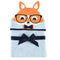 Hudson Baby Unisex Baby Cotton Animal Face Hooded Towel, Nerdy Fox, One Size...