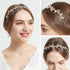 Crystal Headband Bridal Tiara Flower Shape Women's Headpiece Metal Rhinestone Headbands For Girls...