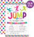 Your Main Event Prints Bounce House Birthday Invitation - Trampoline Jump Birthday Invite - Trampoline Birthday Party - 20 Fill-In Bounce Invitati...