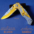 Pocket Knife for Men, Cool Folding Knife With 3D embossed Bald Eagle, Great Gift Edc Knife For Men Outdoor Survival Camping Hiking Hunting (Eagle)...