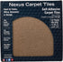 Nexus Self Adhesive 12-Inch Carpet Floor Tiles, 12 Tiles - 12" x 12", Tan - Peel & Stick, DIY Flooring for Kitchen, Dining Room, Bedrooms & Bathro...