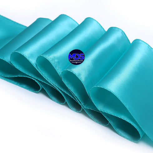 MDS Pack of 25 PCS Satin Chair Sashes Charmeuse Sateen Dining Chair Bows Ribbon Ties Back Sash for Wedding Party Birthday Home Hotel Restaurant Ba...