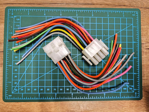 12 pin molex Connector Plug Male Female Set with Pigtails for Automotive, Home Audio, car Audio, Motorcycle, ATV Boats, Trucks, Trailers, Arcade H...