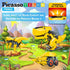 PicassoTiles STEM Kids Solar Powered Dinosaur Robot Educational Learning Engineering Building Toy 3-in-1 Creative Unique Transformation Renewable ...