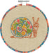 Dimensions Snail Animal Embroidery Starter Kit for Beginners, 6" Diameter, 5 Piece......
