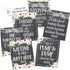 Hadley Designs 6 Chalk Mommy's First Milestone Stickers or Wine Labels, Great Gift Ideas for Mom to Be, Funny Mom's First Moments Having New Baby ...