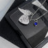 Heart Urn Necklace for Ashes with 12 Birthstones Cremation Jewelry and Angel Wing for Ashes with stary box and transparent PE cover - Our love is ...