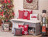 Pillow Perfect Merry Christmas Throw Pillow, 11.5 in. L X 11.5 in. W X 5 in. D, Grey...