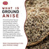 Spicy World Ground Anise Powder 7 Ounce - Anise Seeds Ground, Pure & Natural, Great for baking, cooking, and even tea...