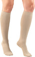 Truform Compression Socks, 15-20 mmHg, Women's Dress Socks, Knee High Over Calf Length, Tan Rib Knit, Medium...