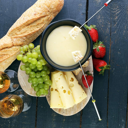 Fox Run Stainless Steel 9.5" Fondue Forks, 9.25 x 0.5 x 0.5, Metallic...