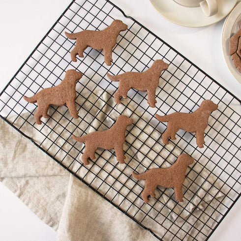 Set of 2 Labrador Retriever cookie cutters (Body & Face), 2 pieces - Bakerlogy...