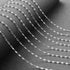 32.8 Feet Silver Stainless Steel Chain Roll Lip Link Chains 4x2mm Silver Necklace Chain with Jump Rings Lobster Clasps Choker Cable Chains for DIY...