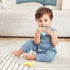 Infantino Teethimal Pop Pals - Elephant & Lion Sensory Popper Toy with Soothing Teething Textures for Infants & Toddlers, 6M+...