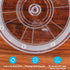 Jersvims 2Pcs 4 Inch Acrylic Turntable Platter, Transparent Turntable Organizer Round Rotating Plate for Kitchen Pantry Cabinet Desk Rack Spice Ca...
