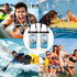 [2 Packs - 8.5“ Noctilucent Floatable Waterproof Phone Pouch Waterproof Phone case for iPhone Samsung Beach Swimming Kayaking Boating Fishing Divi...