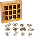 Project Genius- 12pc Ancient Metal Assortment, Metal Puzzle, Assembly Puzzle, Disassembly Puzzle, Brain Teaser, 3D Puzzle...