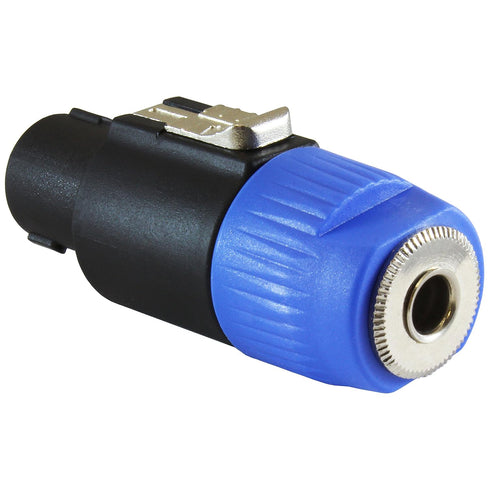 GLS Audio Speaker Plug Adapter 1/4" to Twist Lock 4 Pole & 2 Pole - Compatible with Neutrik Speakon NA4LJ, NA4LJX, NL4MP, NL4MPR, NL4FC, NL4FX, NL...