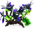AQUA KT Aquarium Landscape Simulation Artificial Plant Purple, Plastic Plant for Fish Tank Decoration, Aquatic Water Plant, Fish Bowl Ornament...