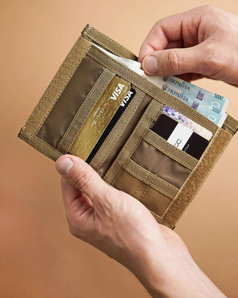 Chameleon Bifold Mens Wallet-Military Tactical Men Wallet- Canvas Thin Front Pocket Travel Bi-Fold Wallet-Best Nylon Travel Pouch...