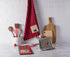 DII Holiday Kitchen Collection Embroidered Dishtowel Set, 18x28, Cabin Christmas, 3 Piece...
