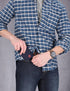 Timberland mens Trifold Nylon Wallet, Navy, One Size...
