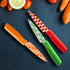 Hampton Forge – 3 Piece Printed Paring Knives with Blade Guards...
