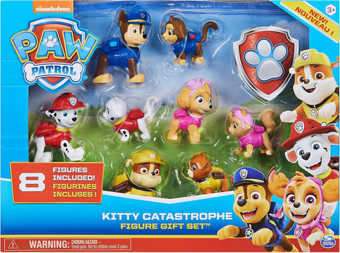 Paw Patrol, Kitty Catastrophe Gift Set with 8 Collectible Toy Figures, for Kids Aged 3 and Up...
