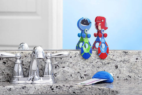 Farber Baby Toddler Toothbrushes Set – Infant Toothbrush 6 Pack with Compact Soft Bristles and Easy Grip Handle Includes 2 Suction Cup Toothbrush ...