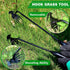 2 Pcs Weed Puller Tool with 2 Pairs of Garden Work Gloves, 4 Teeth Gardening Hand Weeder Tools, Stainless Steel Weeding Artifact Uprooting Remover...