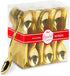 Gold Plastic Mini Spoons Disposable, 4 inch (80 Pack) Tasting Spoon, Dessert Mini spoon for Ice Cream Taster, Small Sample Desserts, Gelato Sampli...