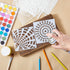 Tinlade 36 Pieces Geometric Stencils Painting Templates Mandala Art Drawing Stencil Templates for Scrapbooking Cookie Tile Furniture Wall Floor De...