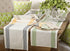 Saro Lifestyle Striped Design Cotton Table Napkin (Set of 4), 20", Yellow...