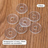 30 Pack 3/4 Inch Clear Plastic Washers, Flat Vinyl Replacement Parts Clear Washer Spacer Nylon Washers for Glass Shower Door Handle Towel Bars Sta...