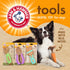 Arm & Hammer for Pets Chew Tools Collection: Wood Blend Paintbrush Chew Toy for Dogs | Compressed Wood Dog Chew Toys with Baking Soda, Safer & Dur...