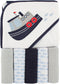 Luvable Friends Unisex Baby Hooded Towel with Five Washcloths, Tugboat, One Size...