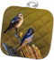 3D Rose USA-Washington. Purple Martins On A Snag Above Lake Sammamish. Pot Holder, 8 x 8...