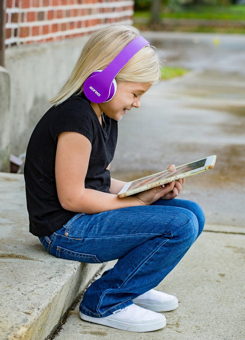 BTX1 Kids Bluetooth Headphones (Purple)...