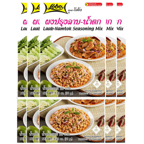 Lobo Thai Laab Namtok Seasoning Mix, 1.06 Ounce (Pack of 10)...