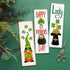 Povitrulya Counted Cross Stitch Kit 'Happy St. Patrick’s Day' - DIY Embroidery Book Marker Set for Adults with Paper Pattern, 16 Count Aida Canvas...
