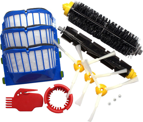 Replacement Accessory Kits for iRobot Roomba 600 610 620 650 655 Series Robotic Vaccum Cleaner, Includes Filters, Brushes, Side Brushes, Brush Cle...