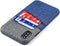 Dockem Wallet Case for iPhone X/XS (5.8"): Built-in Metal Plate for Magnetic Mounting & 2 Credit Card Holder Slots (Luxe M2 Synthetic Leather, Blu...