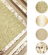 David accessories 8pcs/Set 7.7" x 12.9" (20 cm x 33 cm) Gold Color Series Faux Leather Sheets Glitter Mixed Synthetic Leather Sheets Bundles for L...